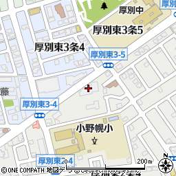 エクセルシオールセレア新札幌周辺の地図