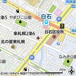 児童デイサービス・ケアサポ東札幌周辺の地図