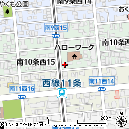 ＭｉｌｌｅＦｌｅｕｒ札幌１０区周辺の地図