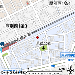光化成札幌支店周辺の地図