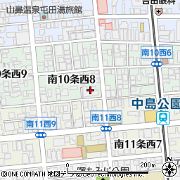 パークヒルズ南１０条周辺の地図