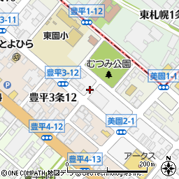 北海道札幌市豊平区豊平２条周辺の地図
