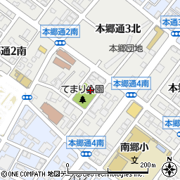 北海道札幌市白石区本郷通３丁目南3周辺の地図