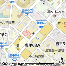 フロンティア薬局豊平店周辺の地図