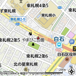 ユニバーサルビル東札幌周辺の地図