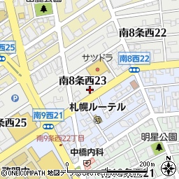スターバックスコーヒー札幌旭ケ丘店周辺の地図