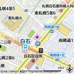 タイムズ東札幌４・６駐車場周辺の地図