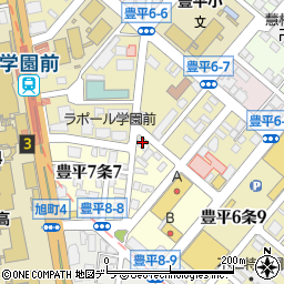 ゲオ札幌豊平店周辺の地図