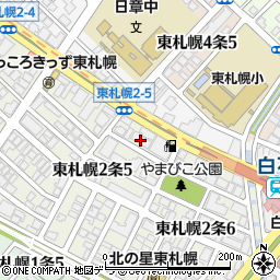 サンスター文具株式会社　北海道営業所周辺の地図