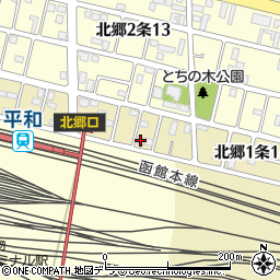 ノースライン１１３周辺の地図