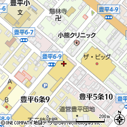京田食品株式会社　直売店京田屋東急豊平店周辺の地図