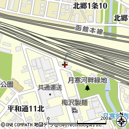 日本貨物鉄道北海道研修所周辺の地図