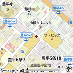 北海道札幌市豊平区豊平５条9丁目周辺の地図