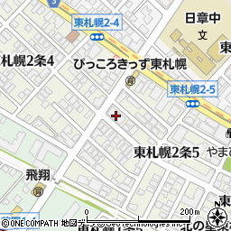 健康サポートげんき 札幌白石周辺の地図
