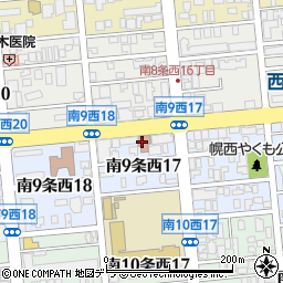 札幌南九条郵便局 ＡＴＭ周辺の地図