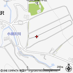 北海道札幌市西区小別沢周辺の地図