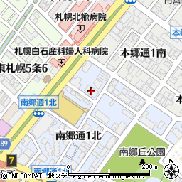 株式会社ズコーシャ札幌支社周辺の地図