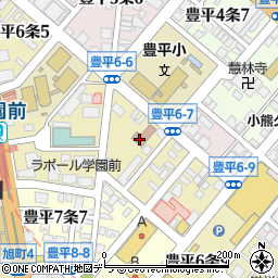 札幌市豊平区豊平まちづくりセンター周辺の地図