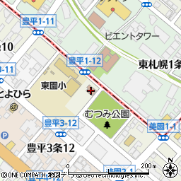 札幌市消防局豊平消防署美園出張所周辺の地図
