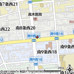 リパークファミリーマート札幌南８条西１８丁目店駐車場周辺の地図