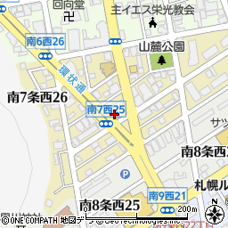 札幌家電周辺の地図
