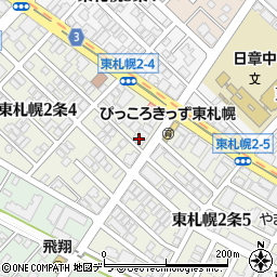 ＡＫＵＢＩ東札幌周辺の地図