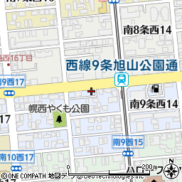 リパーク札幌南９西１５駐車場周辺の地図