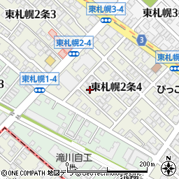 アストリア東札幌周辺の地図