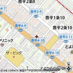 北海道札幌市豊平区豊平３条9丁目3周辺の地図