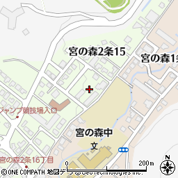 大倉山テラスハウスＢ周辺の地図