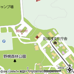 開拓の村食堂周辺の地図