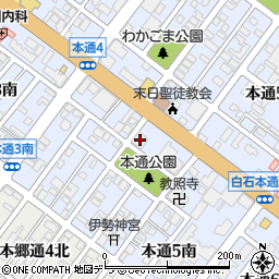 白石記念斎場別館周辺の地図