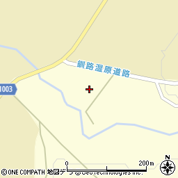 北海道釧路町（釧路郡）遠野原野（西２線）周辺の地図