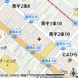 北海道札幌市豊平区豊平３条9丁目2-12周辺の地図