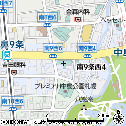 ダイワロイネットホテル札幌中島公園周辺の地図