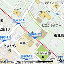 ＣＬＥＡＮ　ＲＩＶＥＲフィネス東札幌１条周辺の地図