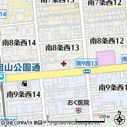 八大龍王大自然愛信教団札幌教会周辺の地図