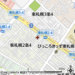 札幌市白石区東札幌まちづくりセンター周辺の地図