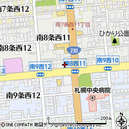 ジャノメ　札幌中央店周辺の地図
