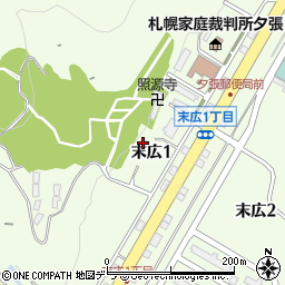 夕張鉄道株式会社　美装部周辺の地図