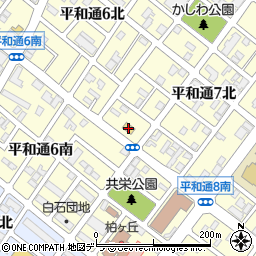 ローソン札幌平和通七丁目店周辺の地図