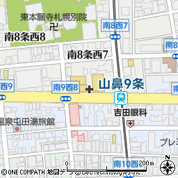 トヨタレンタリース新札幌すすきの南９条店周辺の地図