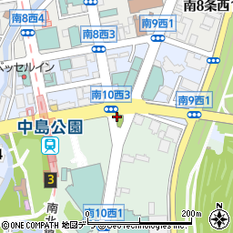北海道札幌市中央区南１０条西2丁目1周辺の地図