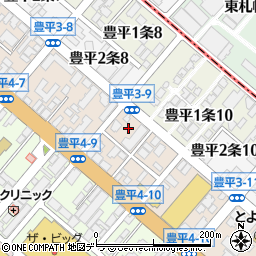 北海道札幌市豊平区豊平３条9丁目1周辺の地図