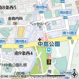 中島公園ステーションＰＬＡＺＡ周辺の地図
