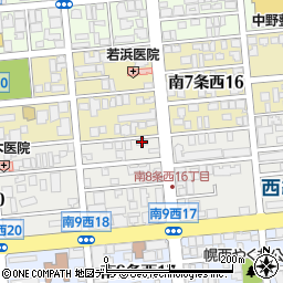 札幌中央福音キリスト教会周辺の地図