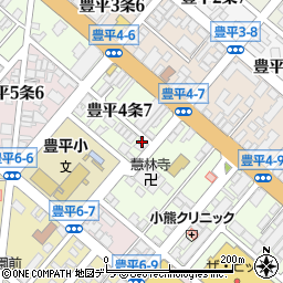 スプリーム豊平３番館周辺の地図