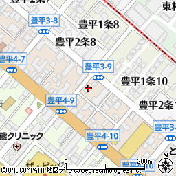 北海道札幌市豊平区豊平３条9丁目1-19周辺の地図