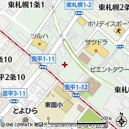 グラン・コート東札幌周辺の地図