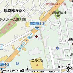 ＦｉＴ２４　厚別東店周辺の地図